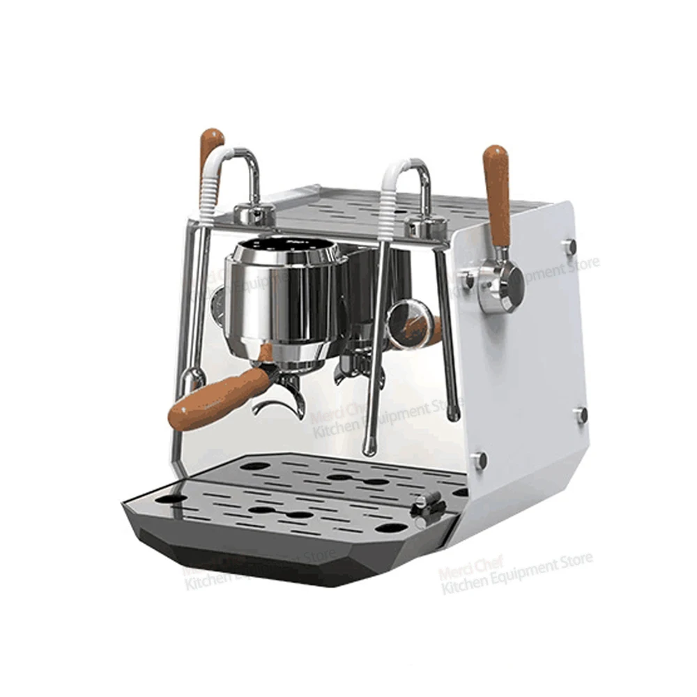 Domowy/komercyjny ekspres do kawy Espresso 0,5L + 1L Boliers PID Kontrola temperatury Podłącz zewnętrzne źródło wody Ekran LED 2