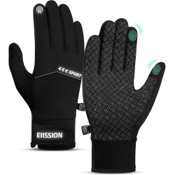 Gloves Men Women Winter Cycling Winter Gloves Touchscreen Cycling Gloves Warm Ski Gloves Non-Slip Waterproof Cycling Gloves