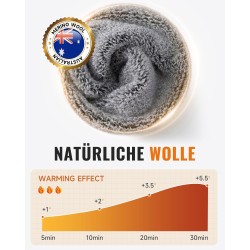 Alaplus Merino Socks Professional Thermal Socks Hiking Socks Warm Socks Men Australia Wolly Padded Trekking Socks Winter Sports