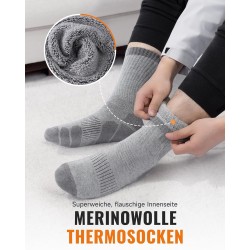 Alaplus Merino Socks Professional Thermal Socks Hiking Socks Warm Socks Men Australia Wolly Padded Trekking Socks Winter Sports