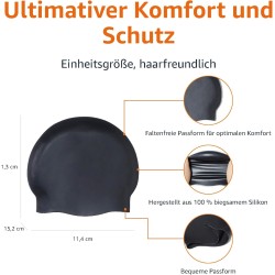 Amazon Basics Wrinkle Free Swim Caps