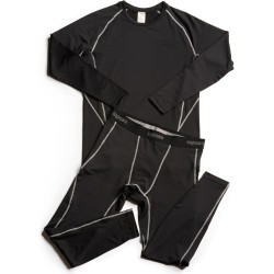 LAPASA Men's Sporty Thermal Underwear Set, Thermal Top & Long Underpants, Functional Underwear, Ski Underwear Sets for Winter