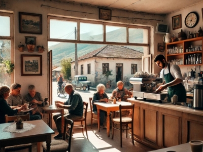 W Albanii, bądź jak Albańczyk - pij kawę w lokalnych kawiarniach